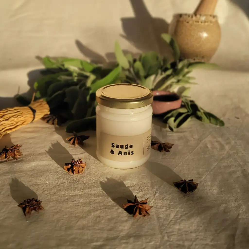 Bougie parfumée - Sauge & Anis