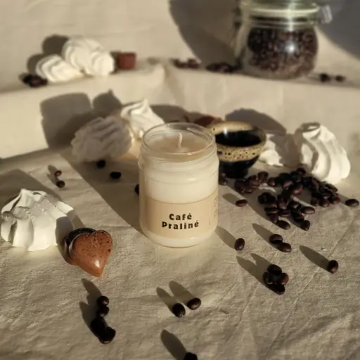 [BG010] Bougie parfumée - Café Praliné